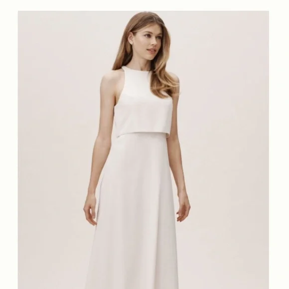 BHLDN Dresses Bhldn Jill Stuart Iva Crepe Maxi Poshmark